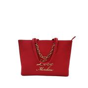 Borsa a Spalla Love Moschino Donna Lovely Chain Rosso