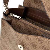 Borsa a Tracolla Guess Donna Sora Marrone/nocciola