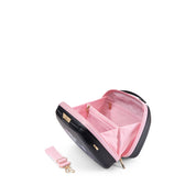 Beauty Case Braccialini Donna PUPPIES Nero/rosa