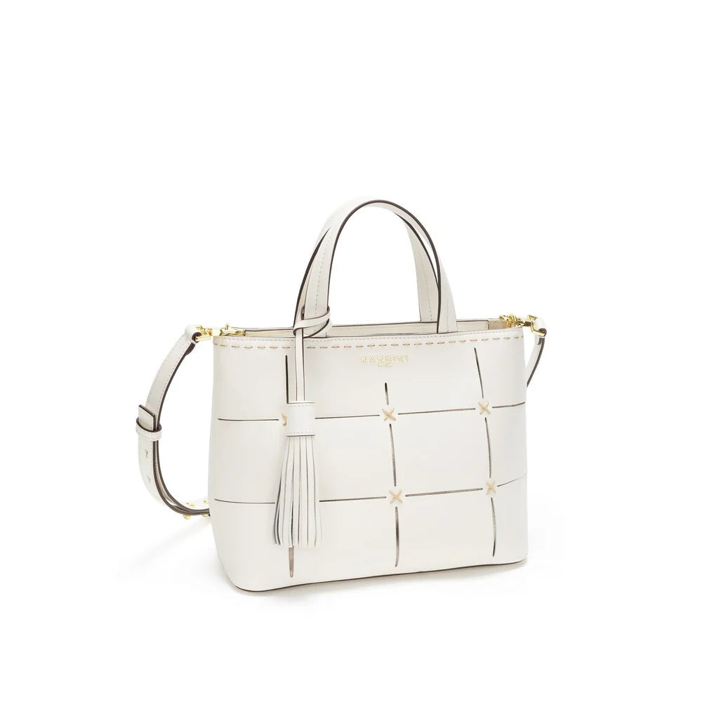 Borsa a Mano Nannini Donna Dania Bianco