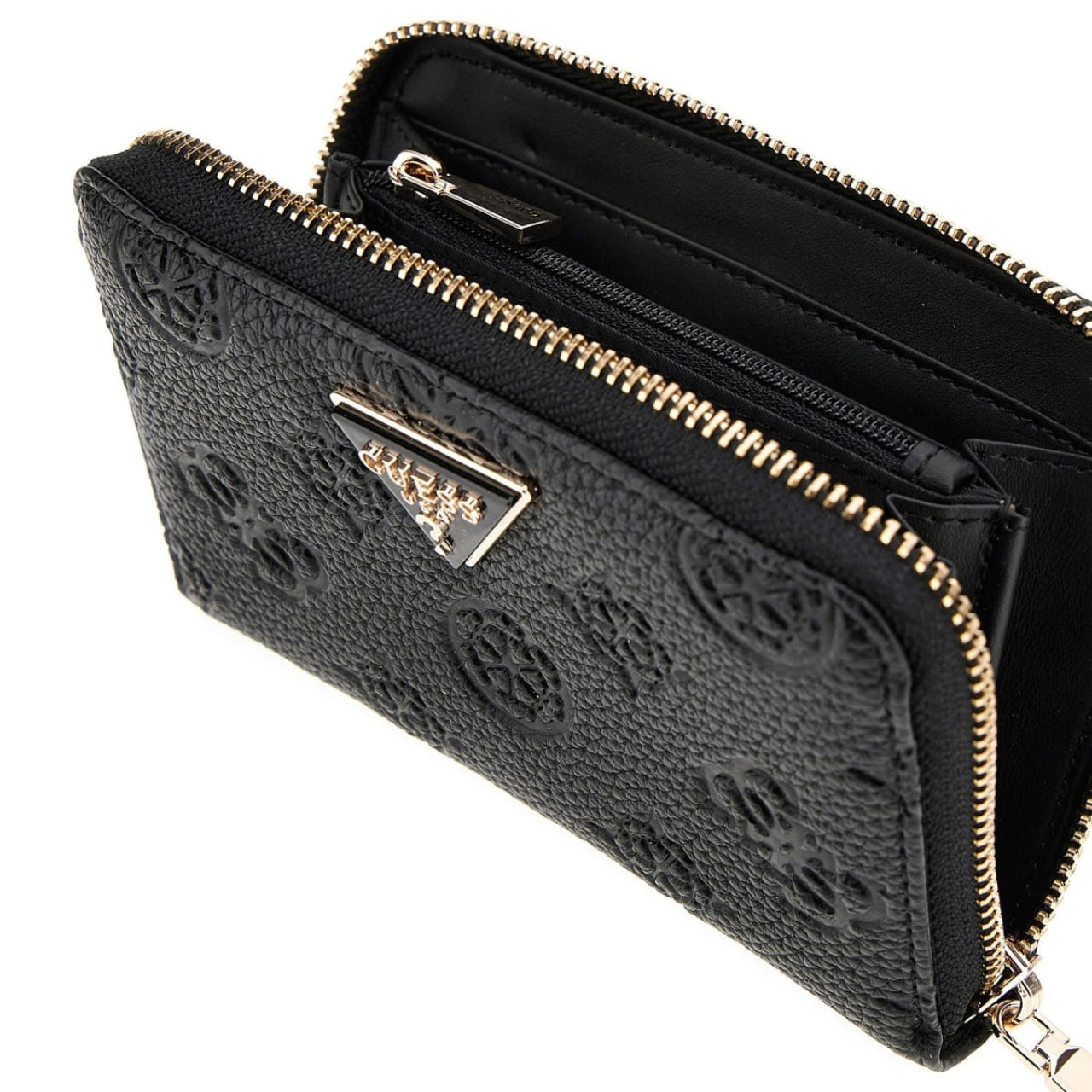 Portafoglio Guess Donna Cresidia Medium Nero