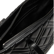 Borsa a Spalla Love Moschino Donna Quilted Nero/grigio