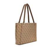 Borsa a Spalla Guess Donna Eco Mietta Marrone/nocciola