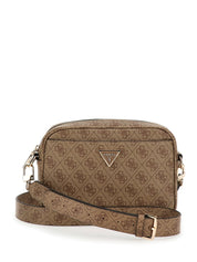 Borsa a Tracolla Guess Donna Meridian Camera Bag Beige/marrone