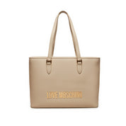Borsa Shopper Love Moschino Donna Bold love Avorio