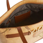 Borsa Shopper Alviero Martini 1^ Classe Donna 3D Geo Geo classic/marrone