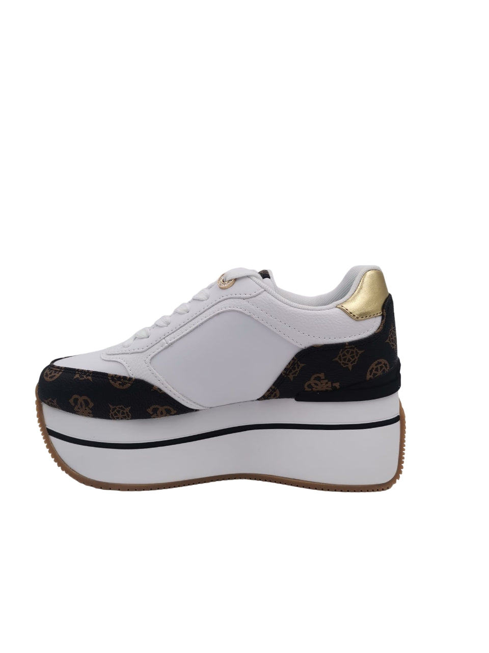 Sneakers Guess Donna Camrio Bianco/Marrone