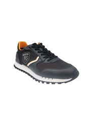 Sneakers Blauer Uomo Dixon02 Nero/Arancione