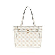 Borsa a Spalla Guess Donna Arlena Logo Bianco