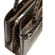 Borsa a Mano Guess Donna Arlena Logo Marrone