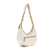 Borsa a Spalla Guess Donna Sela Avorio