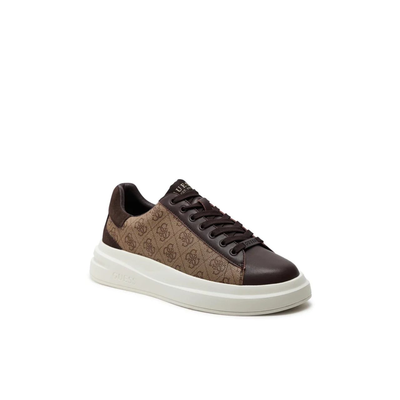 Sneakers Guess Uomo Elba Marrone