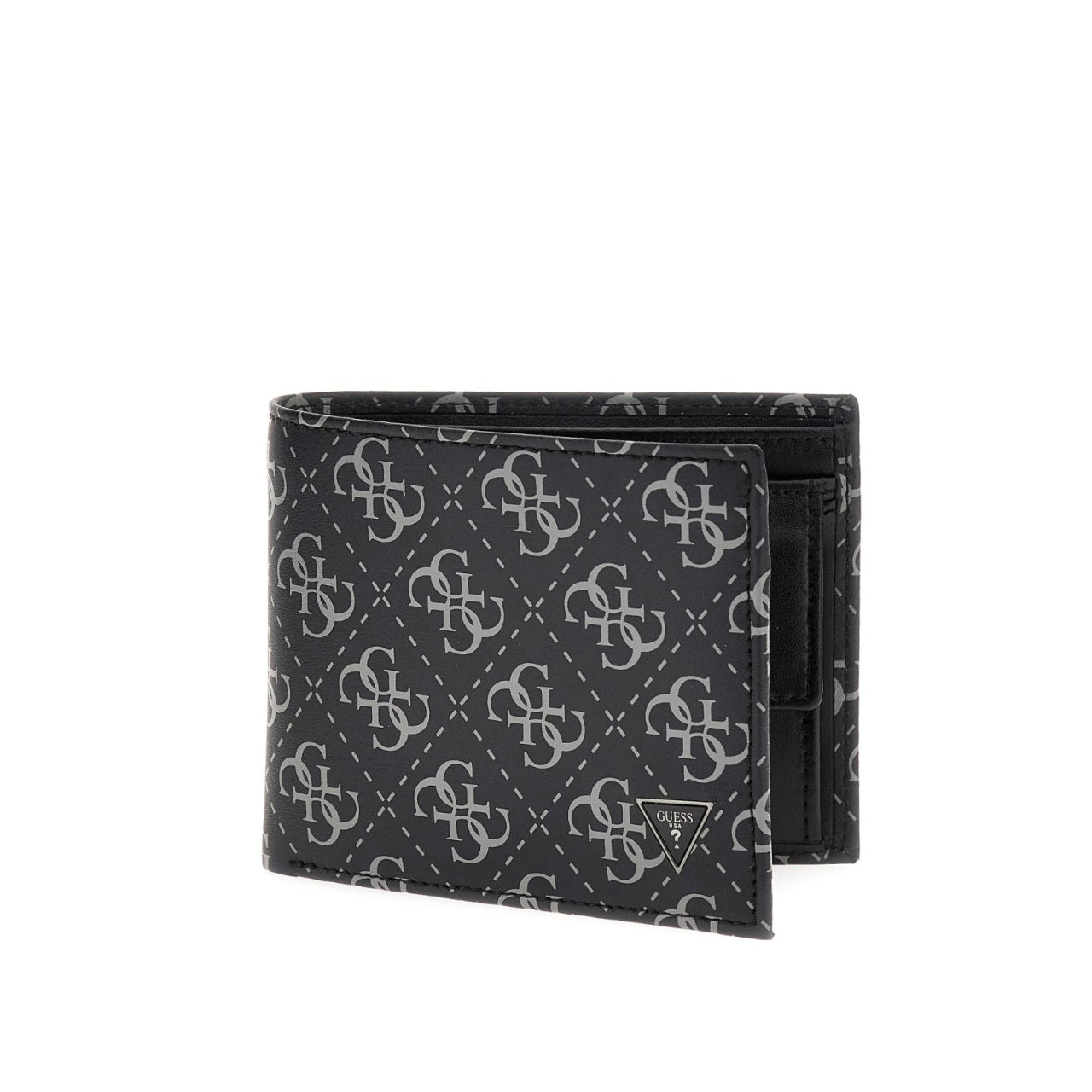 Portafoglio Guess Uomo Vezzola Nero/grigio