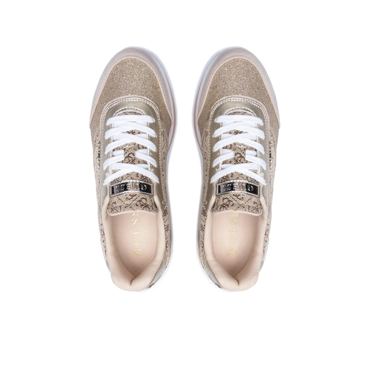 Sneakers Guess Donna Hansini oro/beige