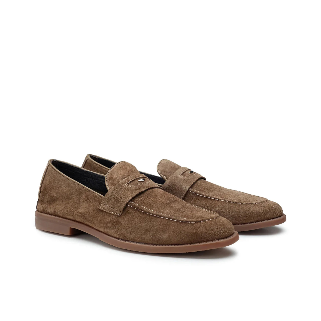 Mocassini GUARDIANI Uomo Low Suede Marrone