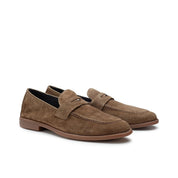 Mocassini GUARDIANI Uomo Low Suede Marrone