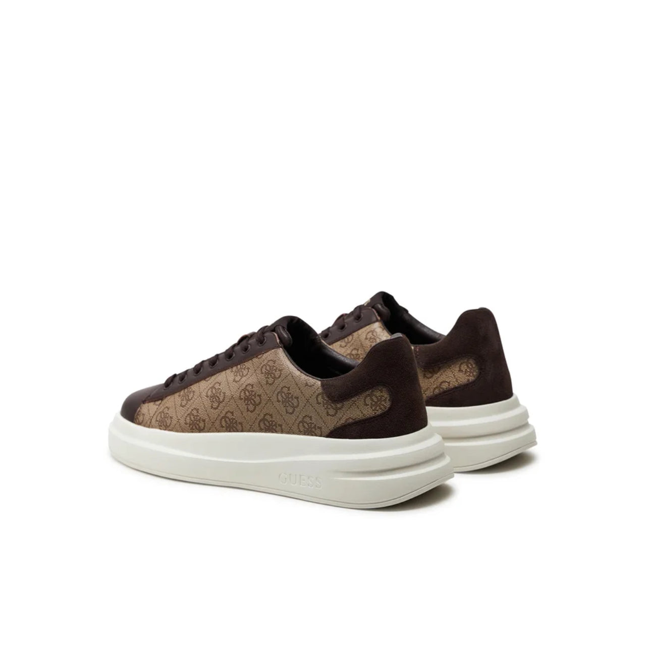 Sneakers Guess Uomo Elba Marrone
