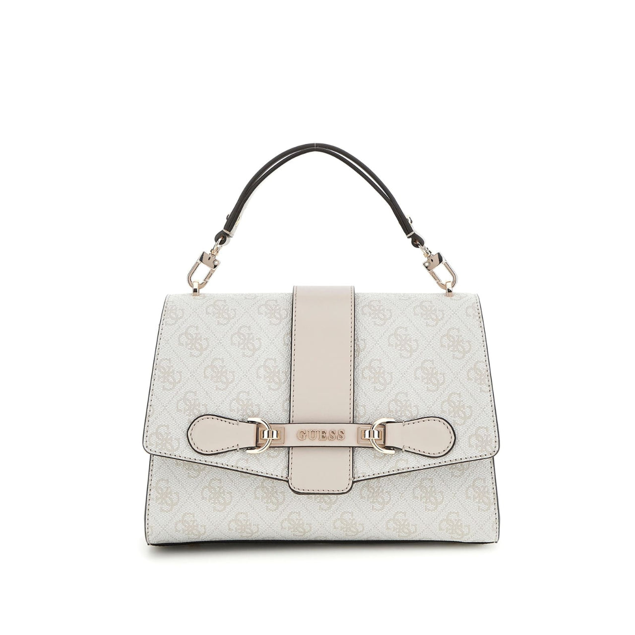 Borsa a Mano Guess Donna Nolana Bianco/rosa