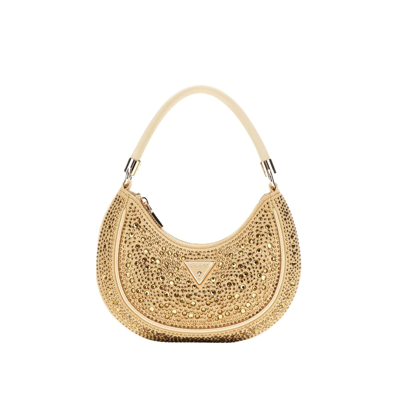 Borsa a Mano Guess Donna Zalina Mini beige/ oro