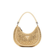 Borsa a Mano Guess Donna Zalina Mini beige/ oro