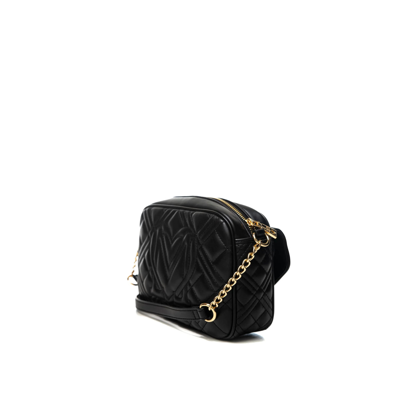 Borsa a Tracolla Love Moschino Donna Quilted Nero