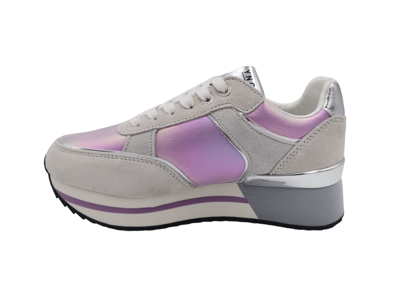 Sneakers Y Not? Donna White Orchid grigio/lilla