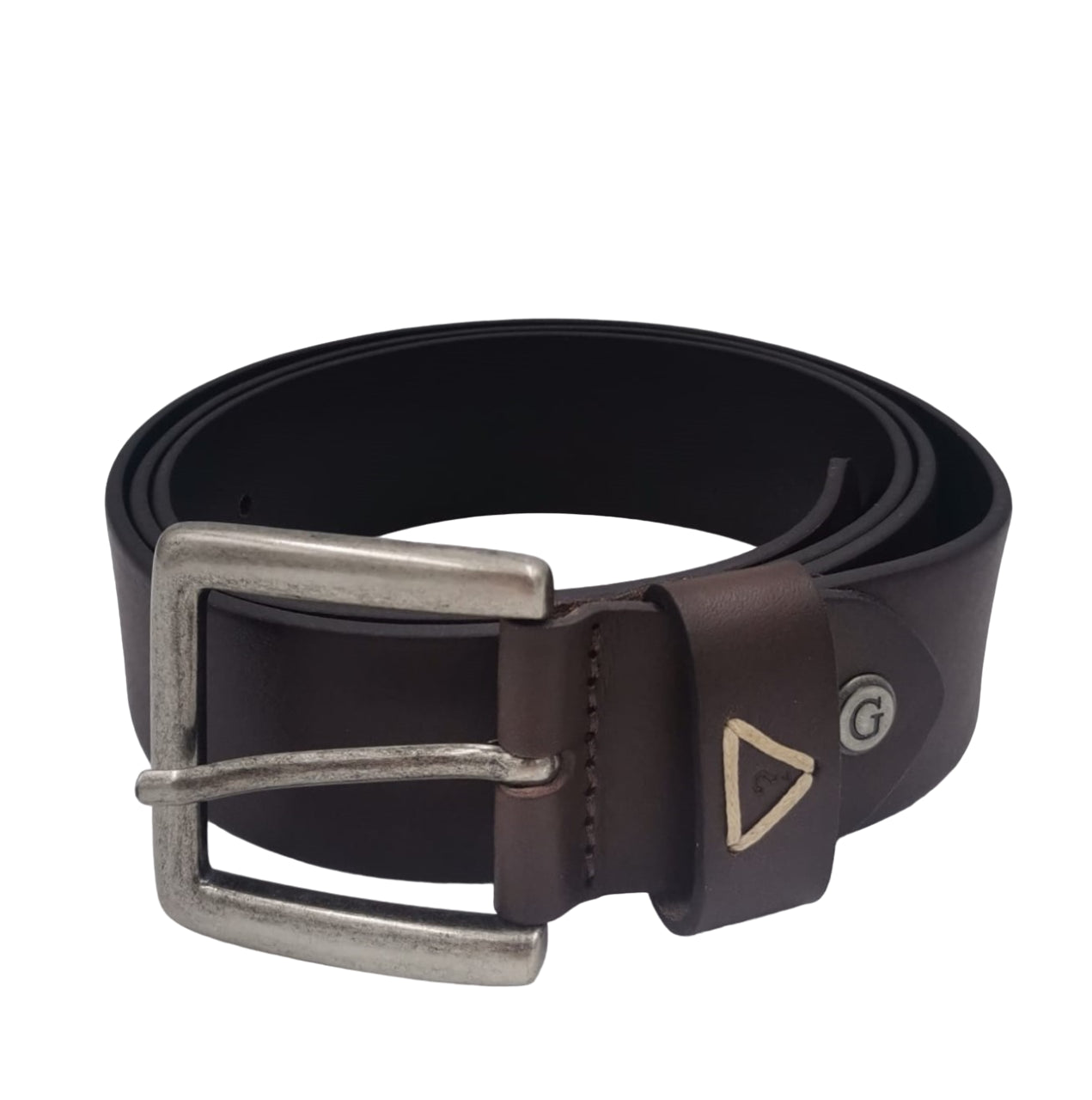 Cintura Guess Uomo America Marrone