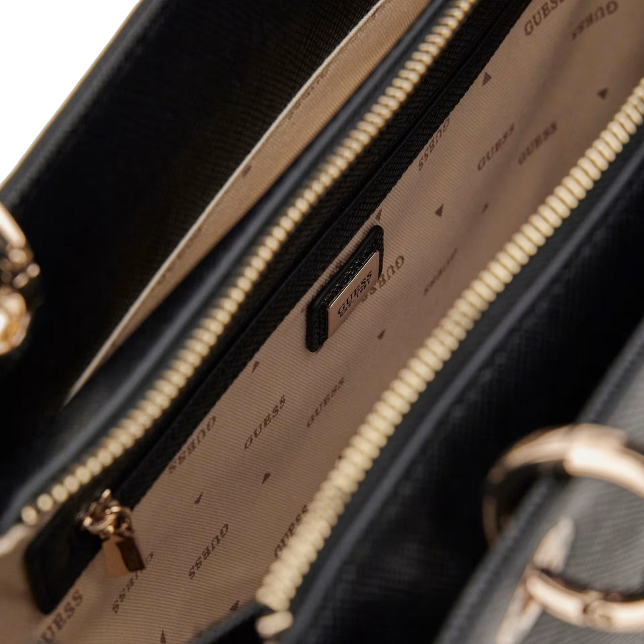 Borsa a Spalla Guess Donna Noelle Nero