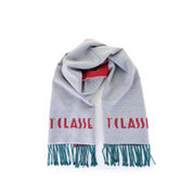 Sciarpa Alviero Martini 1^ Classe Unisex Logo piccolo Petrolio/rosso