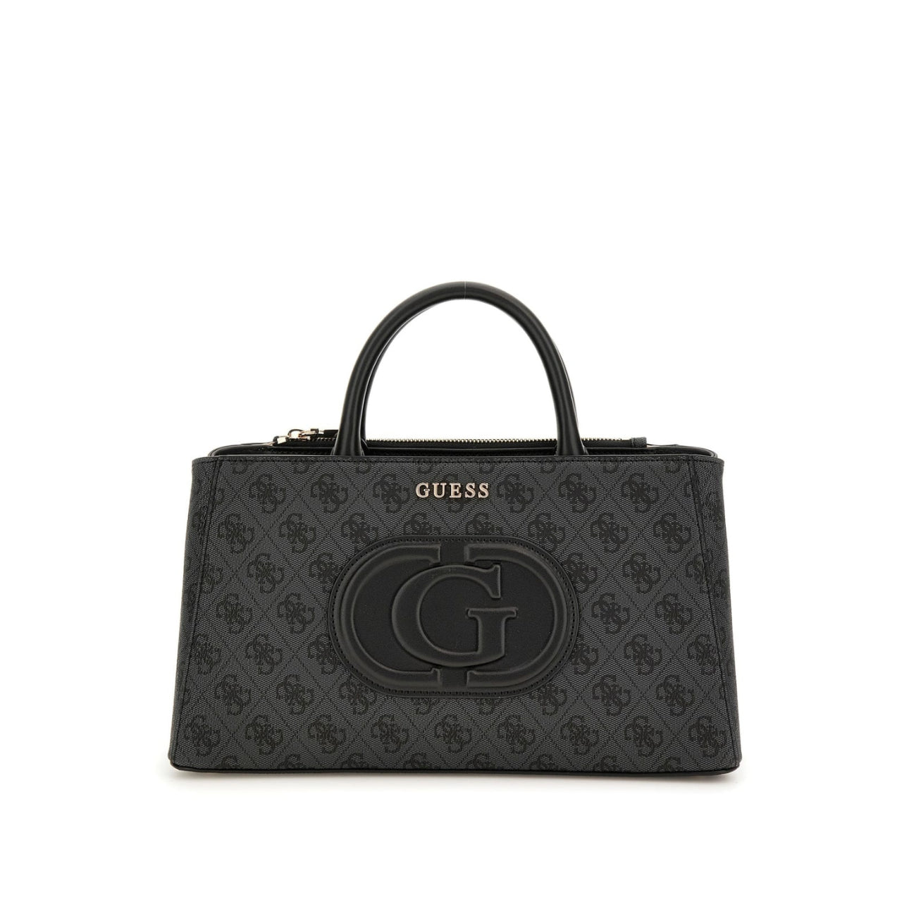 Borsa a Mano Guess Donna Eco Mietta Grigio/nero