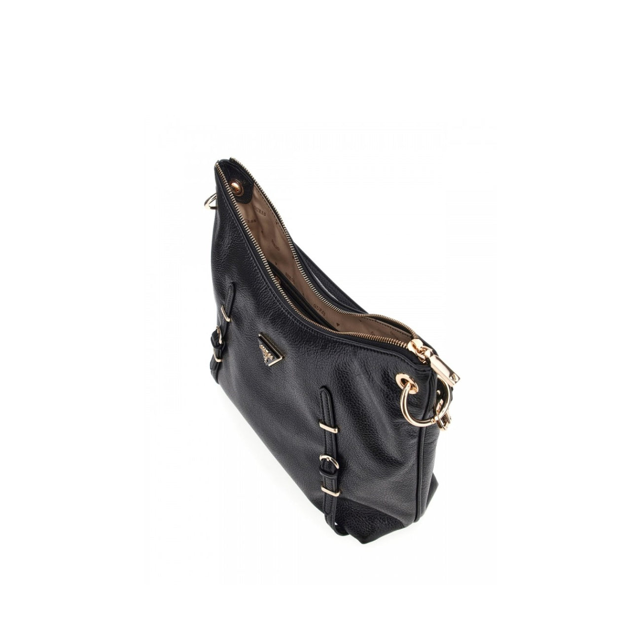 Borsa a Spalla Guess Donna Levia Nero