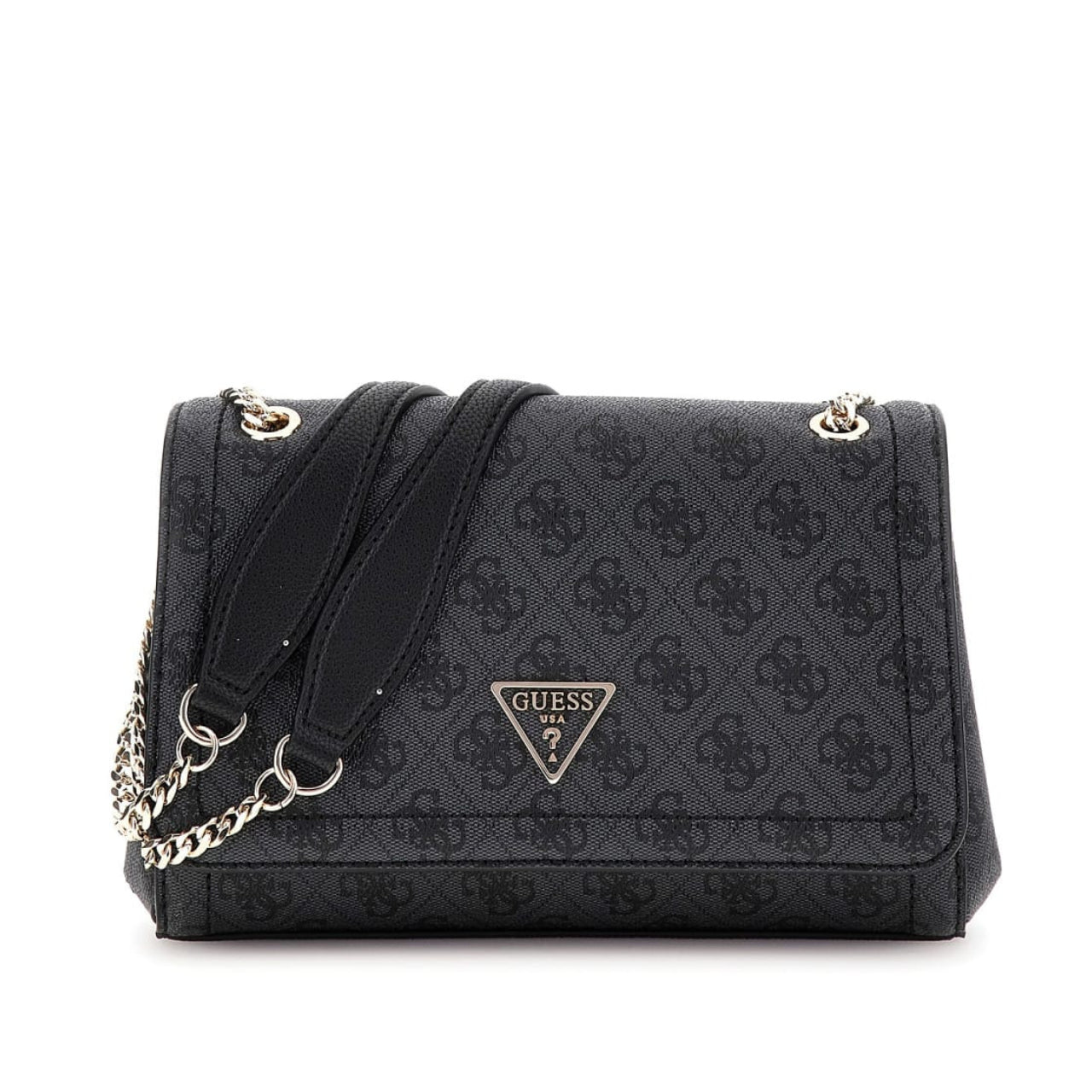 Borsa a Tracolla Guess Donna Noelle Grigio/nero