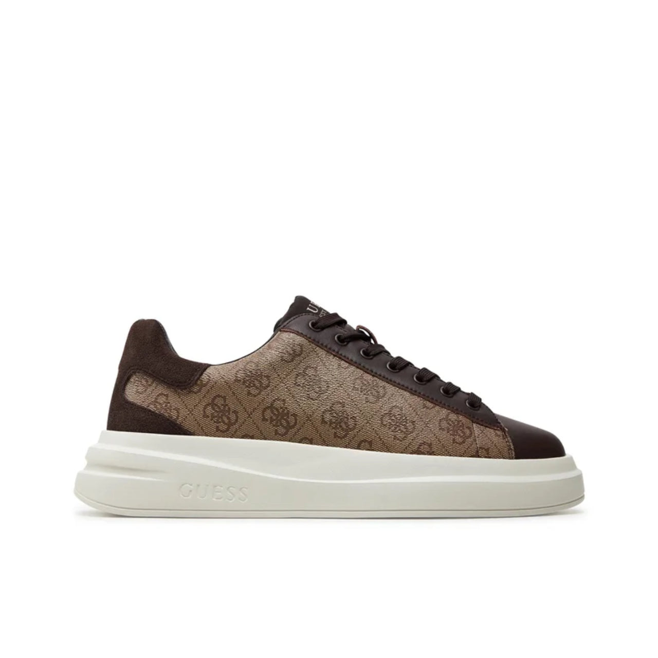 Sneakers Guess Uomo Elba Marrone