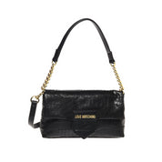 Borsa a Spalla Love Moschino Donna Super Soft Croco Nero