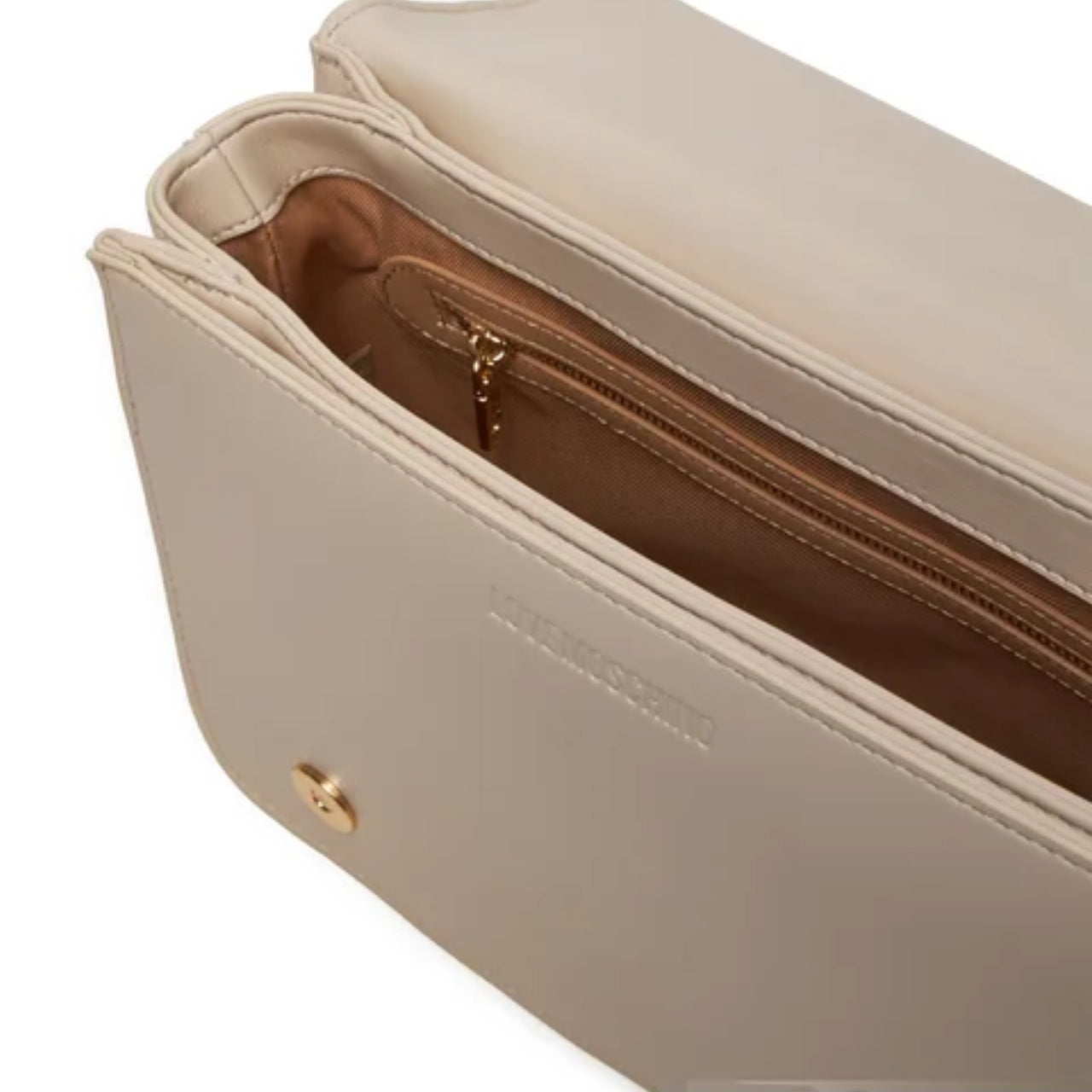 Borsa a Tracolla Love Moschino Donna Quilted Avorio