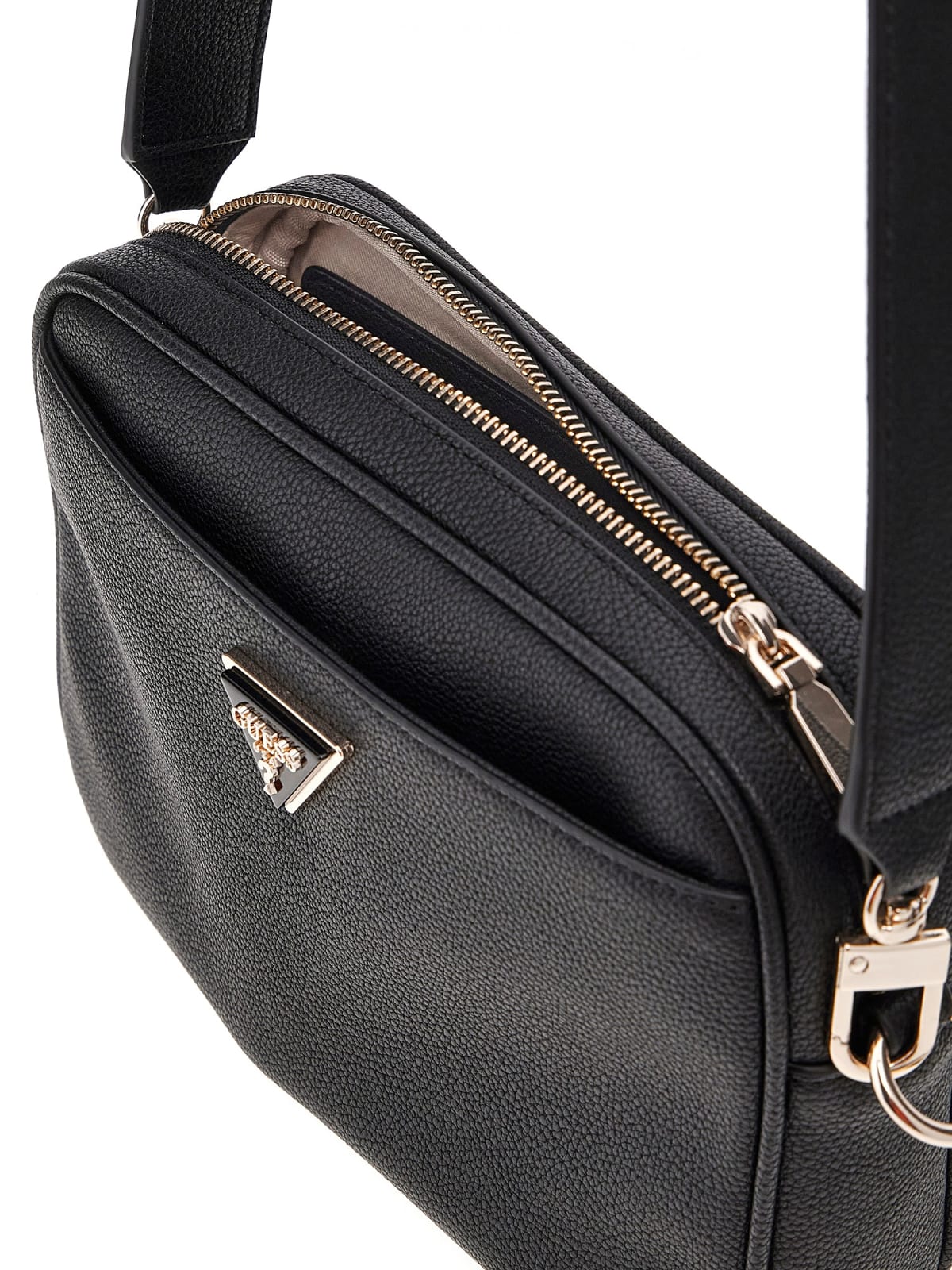 Borsa a Tracolla Guess Donna Meridian Camera Bag Nero