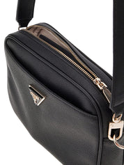 Borsa a Tracolla Guess Donna Meridian Camera Bag Nero
