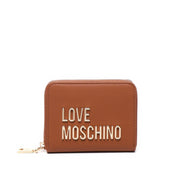 Portafoglio Love Moschino Donna Bold Love medium Noce