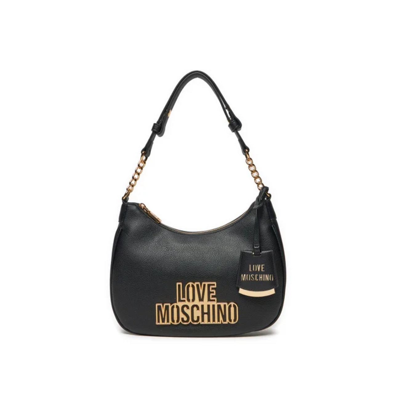 Borsa a Spalla Love Moschino Donna Cut Out Logo Nero