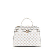 Borsa a Mano Guess Donna Arlena Logo Bianco