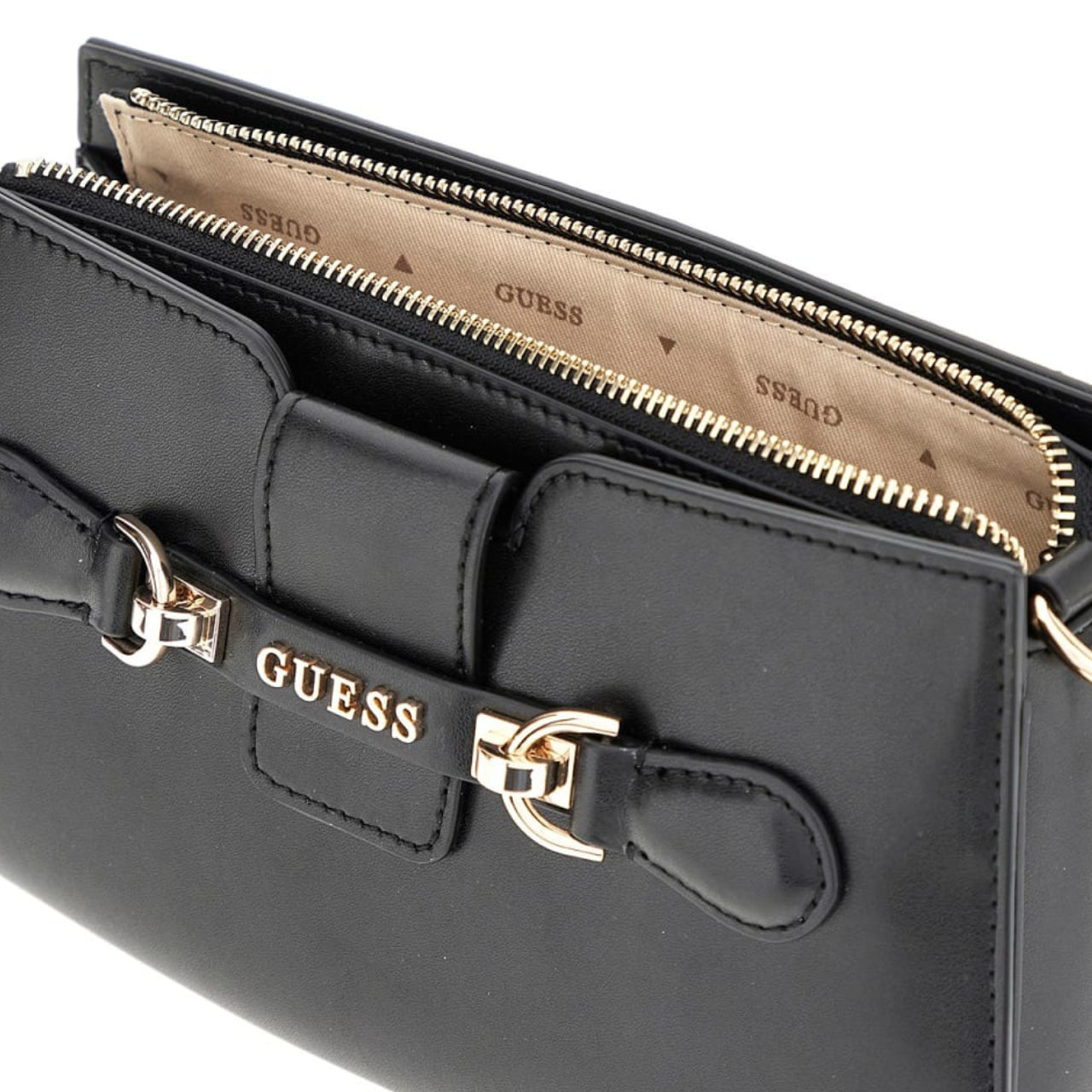 Borsa a Tracolla Guess Donna Nolana Nero