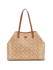 Borsa Shopper Guess Donna Vikky Cognac