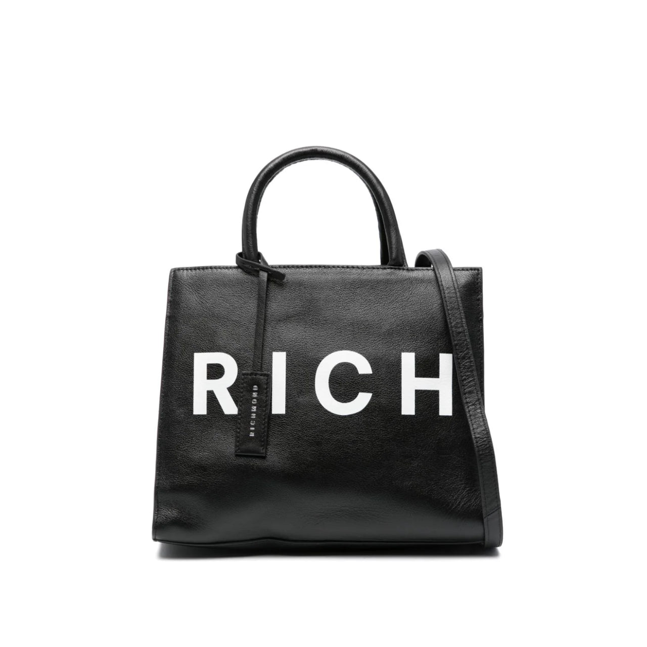 Borsa a Spalla Richmond Donna  Nero/bianco