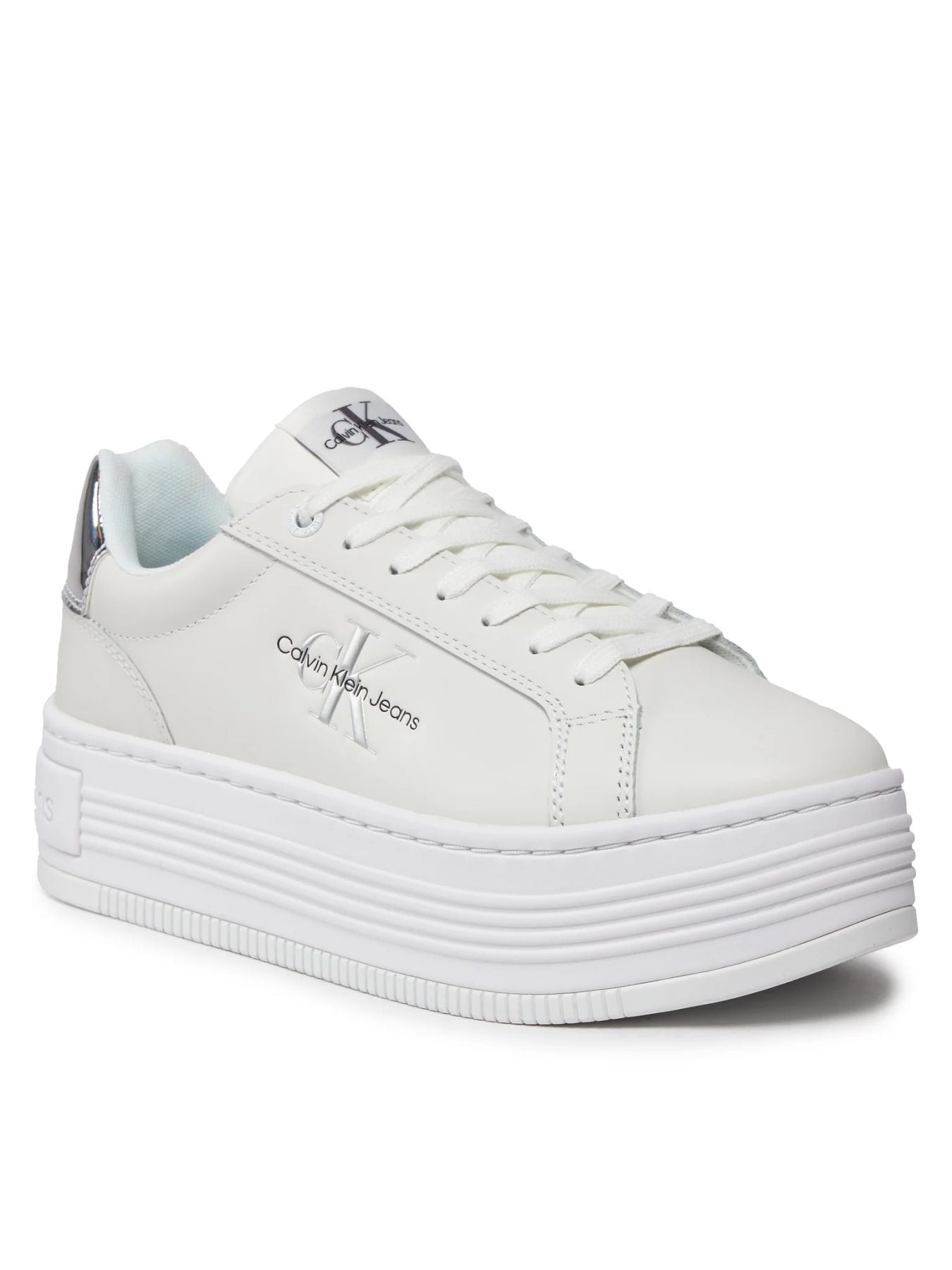 Sneakers Calvin Klein Donna Bold Platf Bianco/grigio