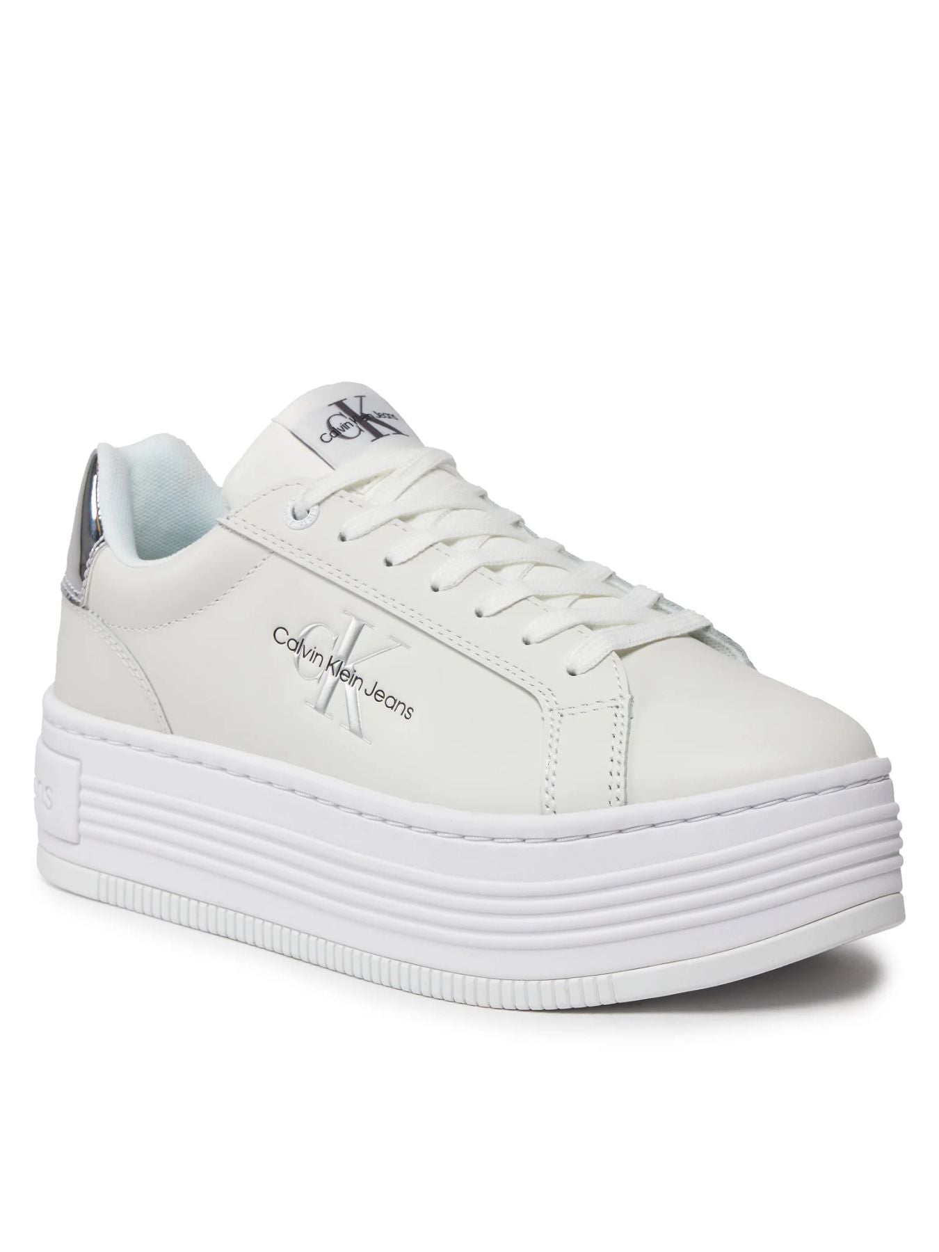 White Calvin Klein Scarpe Femminili Scarpe Da Ginnastica Da Donna