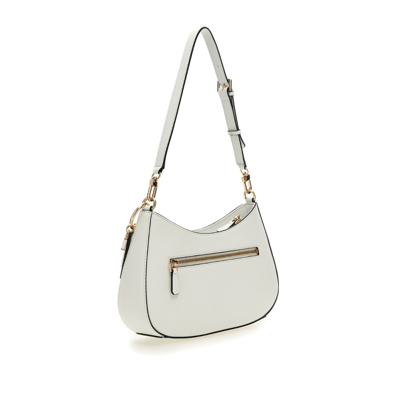 Borsa a Tracolla Guess Donna Noelle Bianco