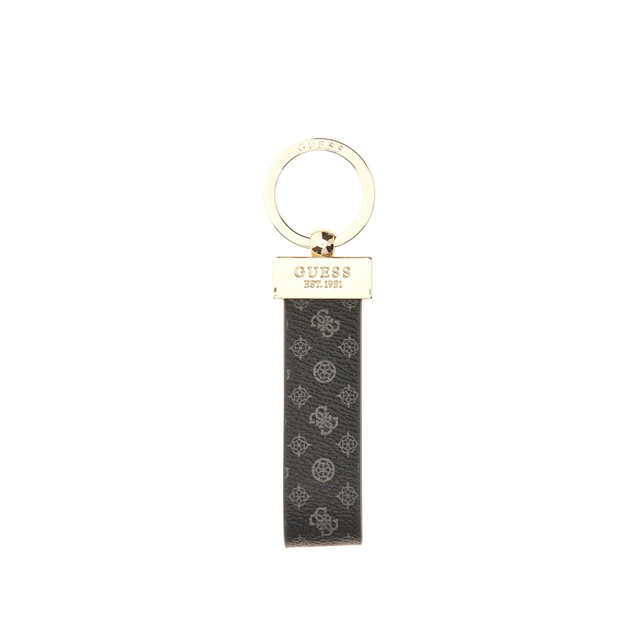 Portachiavi Guess Donna Peony Nero/grigio