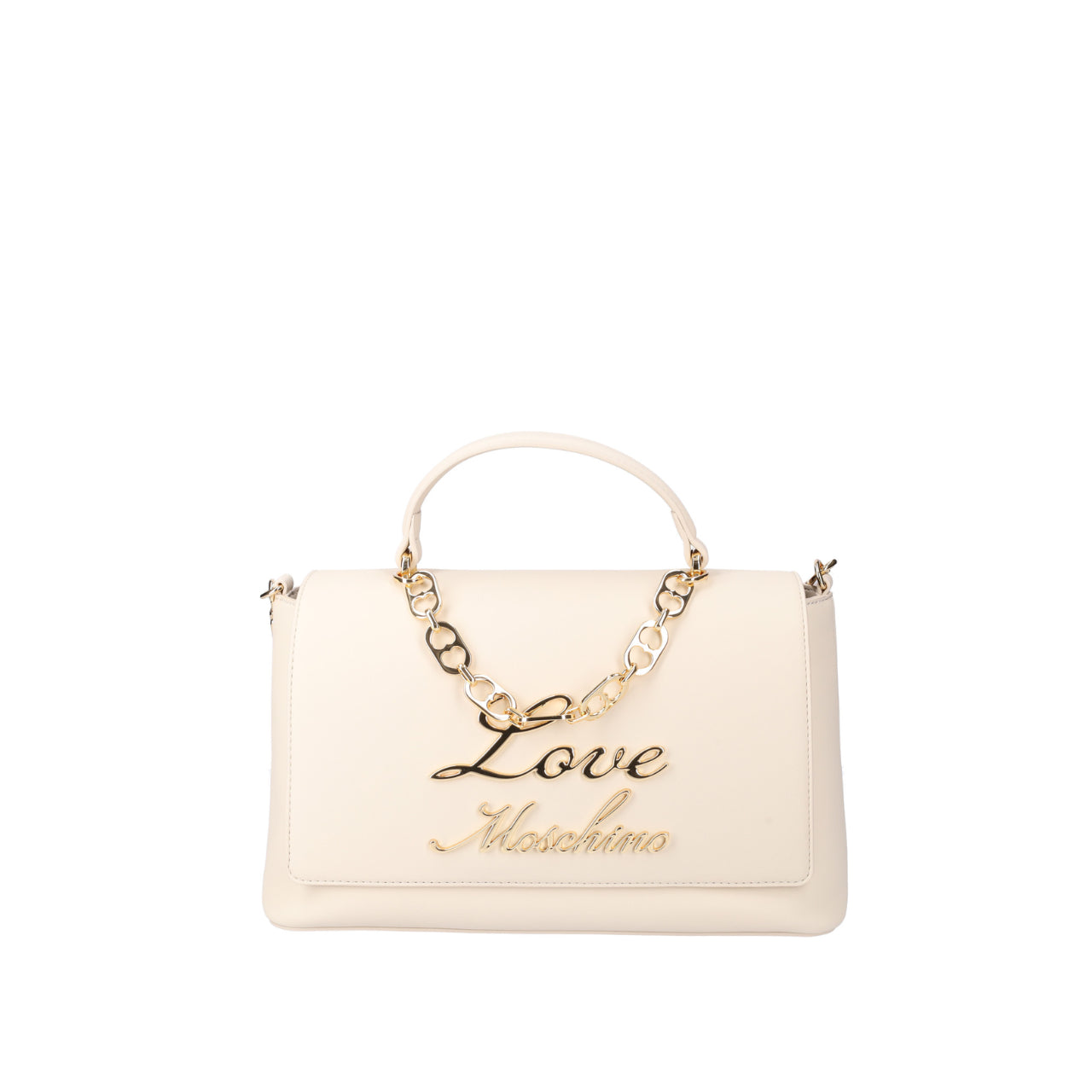 Borsa a Mano Love Moschino Donna Lovely Chain Avorio