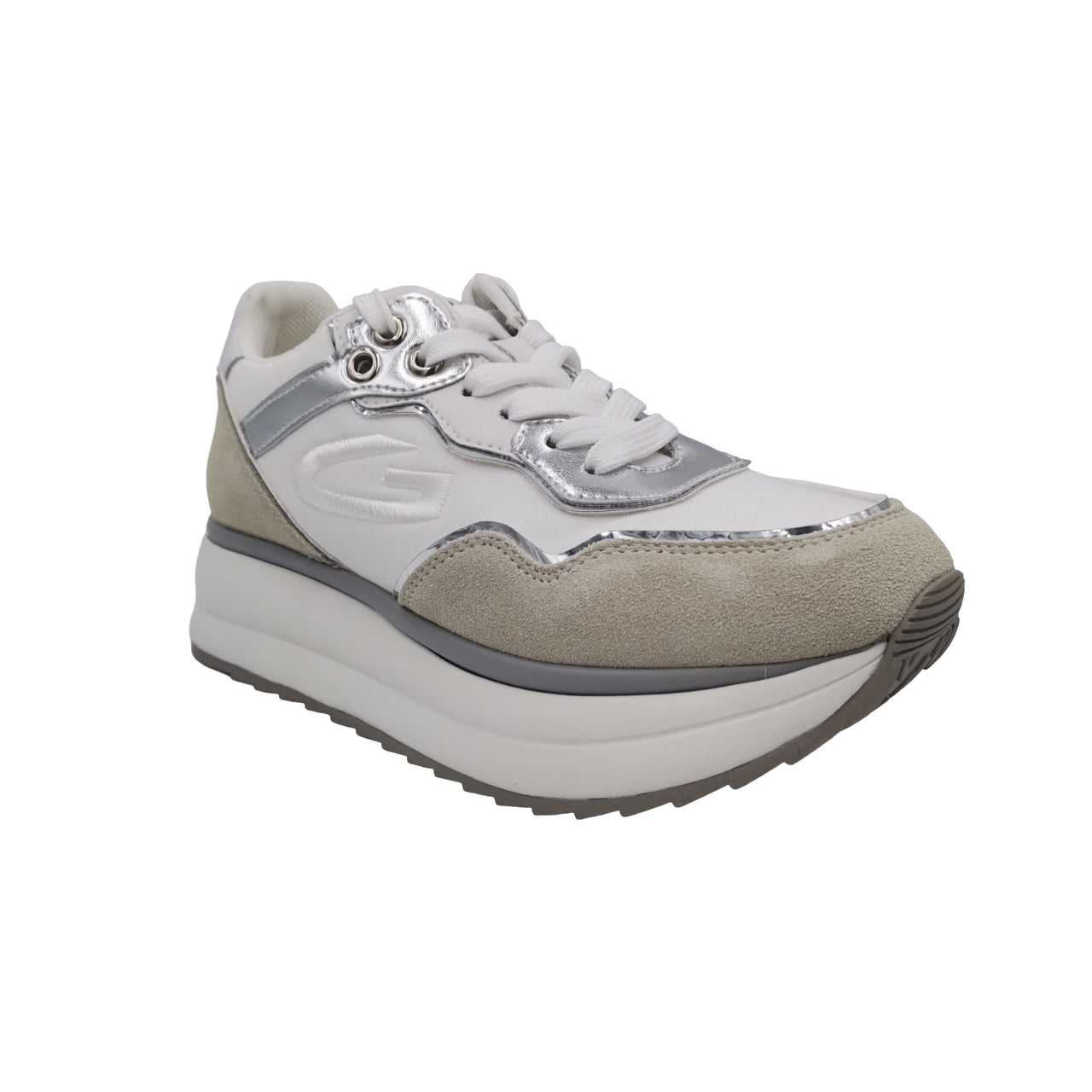 Sneakers GUARDIANI Donna Louise Bianco/beige