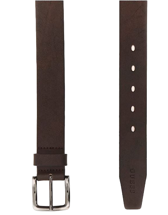Cintura Guess Uomo Casual Vintage Marrone